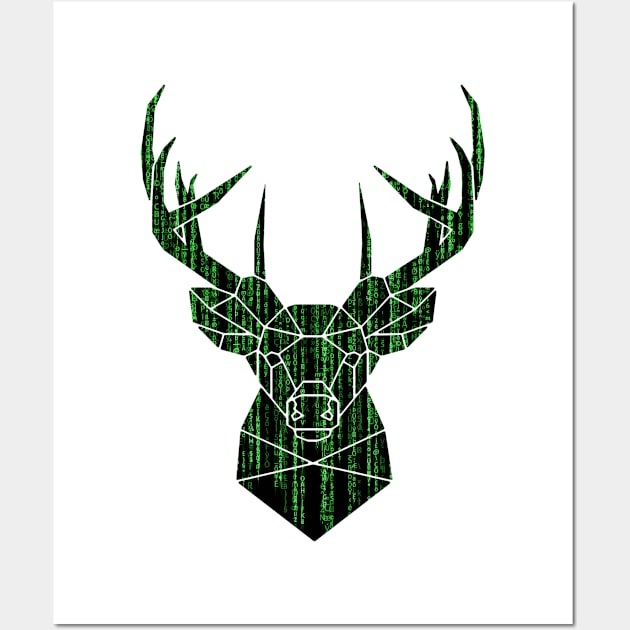 Deer head Wall Art by GoshaDron